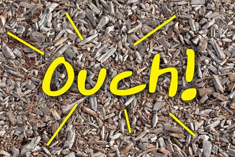 A few reasons why your playground’s wood chips simply have to go:  They are a mess! Every playground we visit that has not made the switch to rubber playground surfacing, has woodchips everywhere. No matter what kind of edging or fencing is used to “contain” the woodchips, they will make their way on to the surrounding grass, parking lots, basketball or tennis courts, ball fields and everywhere else. Cleaning this up day after day becomes really annoying... Playground Wood Chips, Woodchip Playground, Wood Chips Garden, Grass Parking, Playground Wood, Rubber Playground Flooring, Rubber Tiles Playground, Playground Mulch, Backyard Playground Landscaping