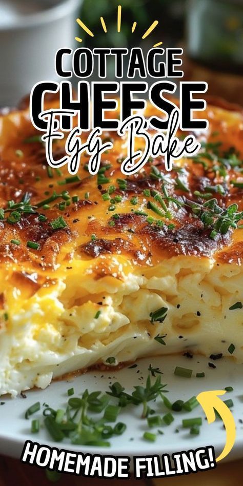 Cottage Cheese Egg Bake Best Ever Egg Bake, Low Carb Baked Cottage Cheese Eggs, Bake Cottage Cheese Eggs, Egg Casseroles Without Bread, No Cheese Egg Bites, Cottage Cheese Scrambled Eggs Recipe, Baked Cottage Eggs, Quick Simple Breakfast, Eggs And Cottage Cheese Casserole