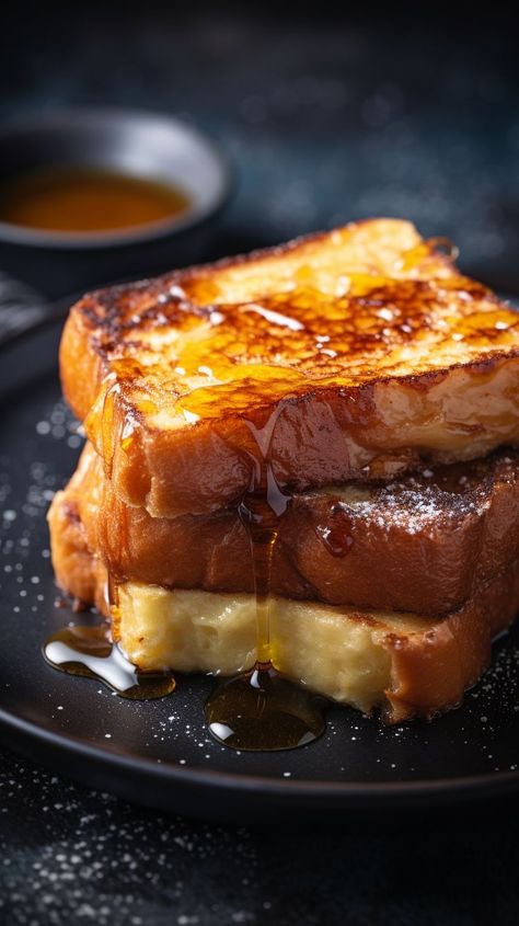 The Best French Toast - Kailee Wright French Toast Food Photography, French Toast Astethic, Amazing Breakfast Recipes, French Toast Photography, French Tost, French Food Photography, French Toast Aesthetic, Food Photography Breakfast, Breakfast Food Photography