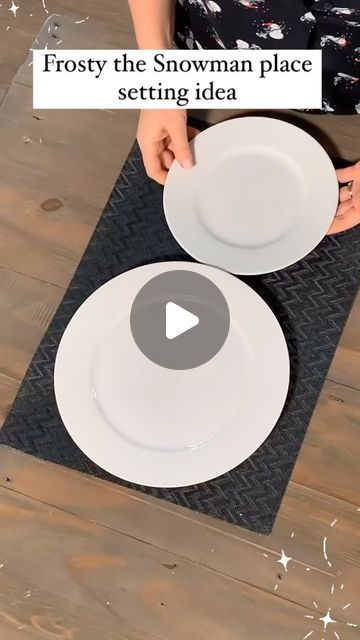 Jesse Cooper | How cute is this!?!??! Reshare from @jennifervalentyne - I’ve never thought of turning the placemats, so my mind is blown! 🤣 what I love... | Instagram Snowman Place Setting, Diy Christmas Table Decor, Christmas Table Decorations Diy, Christmas People, Fresh Love, Diy Christmas Table, Xmas 2024, Christmas Table Decor, Frosty The Snowmen