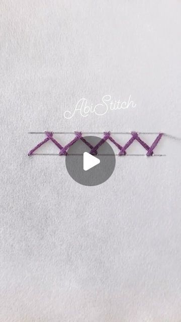 ABI Stitch on Instagram: "Herringbone Stitch | Embroidery Stitch Tutorial For Beginners #embroidery #handembroidery   Do you like this Stitch?" How To Do Herringbone Stitch, Herringbone Stitch Embroidery Designs, Herringbone Stitch Embroidery, Herringbone Stitch Tutorial, Beginners Embroidery, Stitch Drawing, Herringbone Stitch, Stitch Tutorial, Embroidery Stitches Tutorial