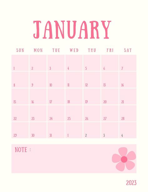 Pink Calendar Aesthetic, Pink Aesthetic Calendar, Background For Calendar, Nail Calendar, Monthly Calendar Design, Pink January, Aesthetic Digital Planner, Calendar Aesthetic, Pink Calendar