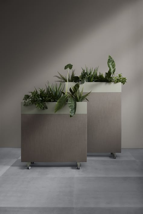 Interior Planters, Planters Ideas, Floor Screen, Laminate Worktop, Large Tables, Plant Box, Divider Screen, Magnetic White Board, Sound Absorption