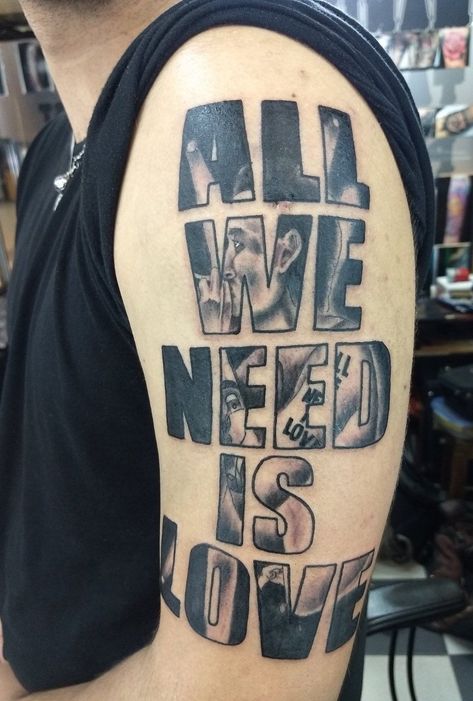 All We Need Is Love Tattoo, Mark 10 9, All We Need Is Love, Tattoo Couple, Love Tattoo, Couple Tattoos, Love Tattoos, We Need, Tattoos