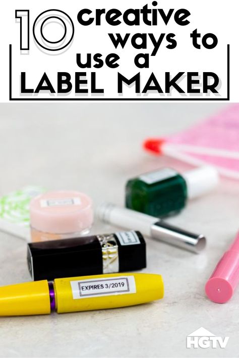 What To Label With Label Maker, Uses For Label Maker, Label Maker Uses, Things To Label With Label Maker, Label Printer Ideas, P Touch Label Ideas, Things To Label, Label Maker Ideas Organizing, Labelling Ideas