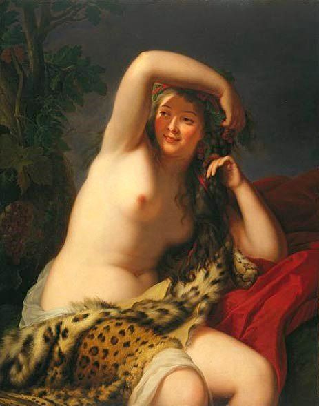 Bacchante Elisabeth Vigee Lebrun, Vigee Le Brun, Neoclassical Painting, Rococo Art, Warm Skin Tone, History Painting, Women In Art, Oil Painting Reproductions, Grand Palais