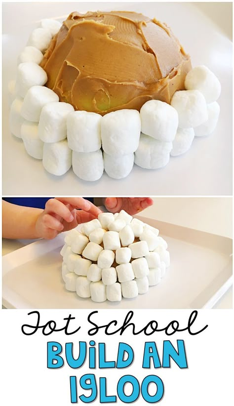 Preschool Cooking Activities, Build An Igloo, Preschool Cooking, Penguin Activities, January Activities, Cooking Activities, Preschool Winter, Preschool Snacks, Food Activities