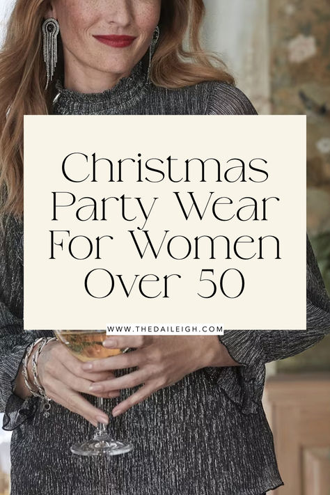 Christmas party wear ideas for women over 50 Christmas Party Dress For Women Over 40, Christmas Attire Holiday Parties, Ladies Christmas Outfits, Over 50 Party Outfits, What To Wear To A Christmas Party Casual, Christmas Outfit For Women Over 50, Holiday Dresses Christmas Parties, Christmas Outfit Ideas For Women Over 50, Holiday Work Party Outfit Casual