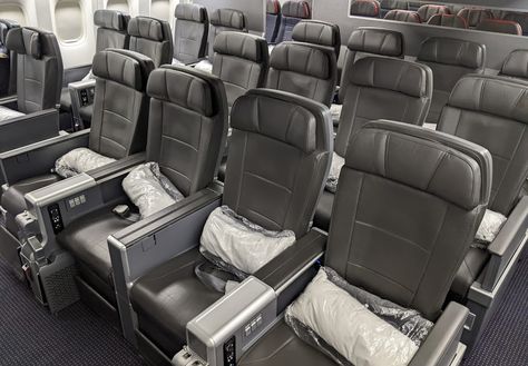 American Airlines premium economy offers passengers bigger seats and more amenities, but only certain international routes will get you the full experience. City Select Stroller, Korean Airlines, Baby Jogger City Select, Premium Economy, Economy Seats, Asiana Airlines, Airline Seats, First Class Seats, National Airlines