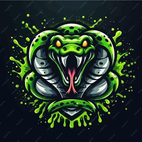 Premium Vector | An esport logo of poison snake Dp Logo, Ci Design, Snake Logo, Photo Art Frame, Ford Shelby, Logo Design Art, Bla Bla Bla, Graffiti Drawing, Frame Gallery