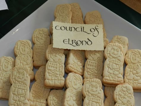 Lord Of The Rings Recipes, Council Of Elrond, Lotr Birthday, Lord Of The Rings Birthday, Hobbit Birthday, Hobbit Day, Lord Of The Rings Party, Hobbit Food, Lotr Party