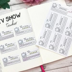 Journal Tv Show Tracker, Tv Series Tracker Bullet Journal, Bujo Tv Show Tracker, Tv Show Tracker Printable Free, Bullet Journal Tv Show Tracker, Tv Show Tracker Bullet Journal, Tv Tracker, Tv Show Tracker, Show Tracker