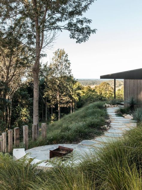 Beautiful, Eco-friendly and Fire Resistant - Why Architects are Choosing Walls Made of Hemp - Arkular Pizza Oven Area, Small Garden Plants, Water Tank Ideas, Australian Landscaping, French Forest, Spa Garden, Australian Garden Design, Australian Gardens, Atrium House