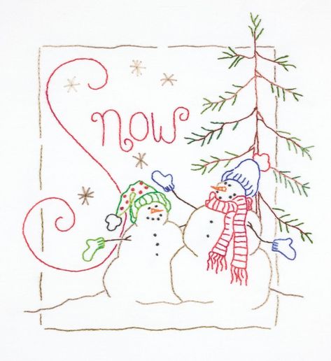 hand-embroidery-pattern-snow Embroidery 101, Vintage Embroidery Transfers, Hand Embroidery Patterns Free, Christmas Embroidery Patterns, Pattern Black And White, Embroidery Sampler, Redwork Embroidery, Embroidery Transfers, White Cover