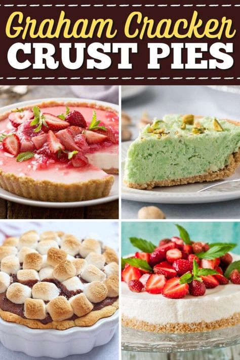 Gramcracker Crust Pie Recipes, Easy Pies To Make, Graham Cracker Crust Pies, Pies With Graham Cracker Crust, Easy Graham Cracker Crust, Easy Pies, Finnish Christmas, Hot Wine, Creamy Pie