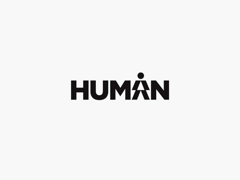 HUMAN logo design by Aditya | Logo Designer on Dribbble Word Mark Logo Typography, Simple Type Logo, Human Branding, Wordmark Logo Typography, Monogram Typography, Masculine Logo, Hr Logo, Human Logo Design, Typographie Logo