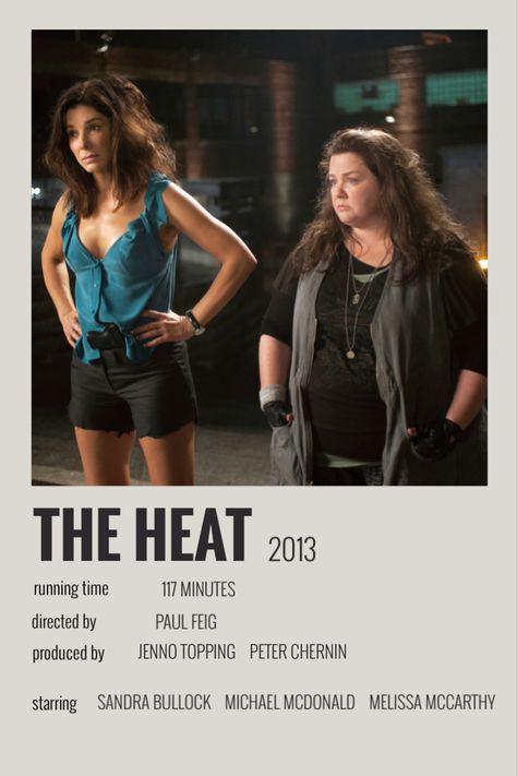 The Heat Movie Poster, 5 To 7 Movie, The Heat Movie, Heat Movie, Romcom Movies, Movies To Watch Teenagers, Netflix Movies To Watch, Iconic Movie Posters, New Movies To Watch