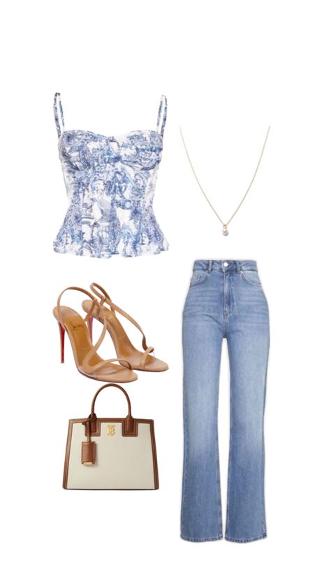 Summer Brunch Outfit, Summer Brunch, Looks Party, Effortlessly Chic Outfits, Outfit Inspo Casual, Casual Day Outfits, Causual Outfits, Jeans Casual, Brunch Outfit