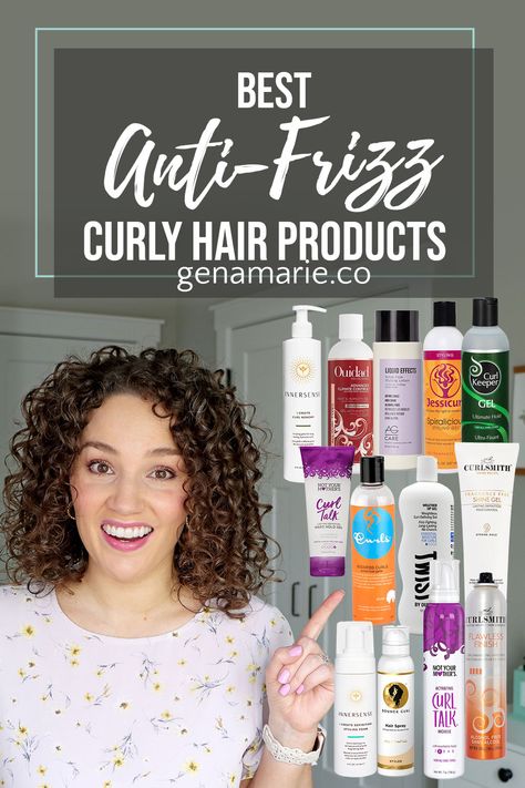 Best Gels for Curls, CGM, Drugstore & High-End - Gena Marie How To Tame Frizzy Curly Hair, Products For Curly Hair, Hair Smoothing, Bounce Curl, Drugstore Products, Tight Curls, Curly Girl Method, Curl Cream, Hair Help