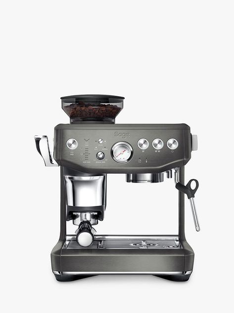 Sage the Barista Express™ Impress Coffee Machine, Black Stainless steel Breville Espresso, Breville Barista Express, Coffee At Home, Coffee Subscription, Black Truffle, Espresso Maker, Coffee Makers, Espresso Machines, Milk Frother