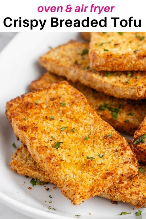 Breaded Tofu Air Fryer, Breaded Tofu Recipes, Tofu Recipes Air Fryer, Tofu Crispy, Tofu Cubes, Breaded Tofu, Tofu Recipes Healthy, Tofu Recipes Easy, Tofu Recipes Vegan