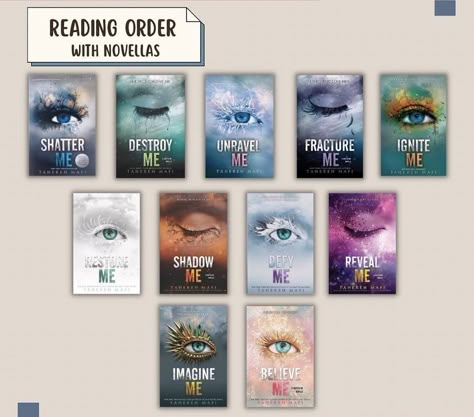 Shatter Me Series In Order, Adult Fantasy Romance Books, Defy Me, Restore Me, Unravel Me, Ignite Me, Imagine Me, Single Book, Teenage Books To Read