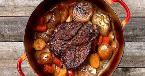 Slow Cooked Arm Roast Round Bone Roast Recipe, Bone In Arm Roast Recipes, Arm Roast Recipes, Oven Roasted Pork Belly, Beef Arm Roast, Arm Roast, Lechon Belly, Oven Roasted Pork, Sweet Potato Ground Beef