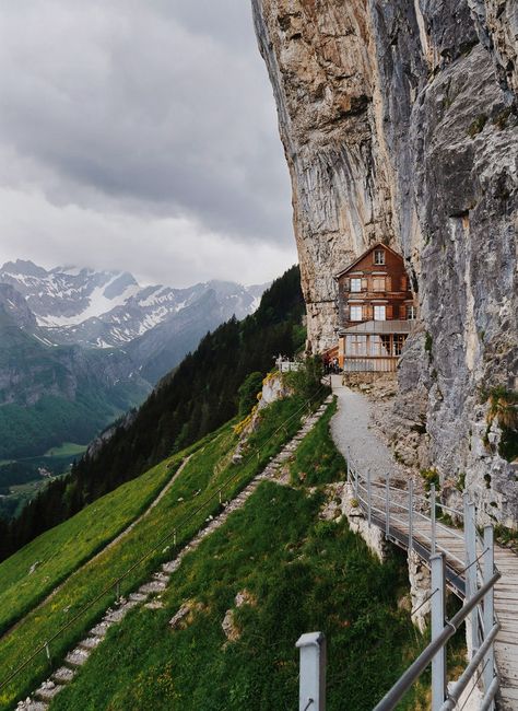 Ebenalp & Aescher Hut Hike in Appenzell, Switzerland Switzerland Hiking, Swiss Travel Pass, Swiss Switzerland, Beautiful Switzerland, Hiking Europe, Swiss Travel, Travel Vibes, Trip Destinations, Hiking Guide