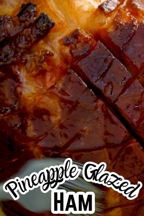 This sweet and savory ham roast recipe is so easy to make, and so delicious! Slow Cooker Bone In Ham Recipes, Ham Bone In Oven, Ham Boneless Recipes, How To Cook Bone In Ham In Oven, Oven Baked Bone In Ham, Bone In Ham Glaze Recipe, Precooked Boneless Ham In Oven, Ham Marinade Recipes, Amana Colonies Iowa Recipes