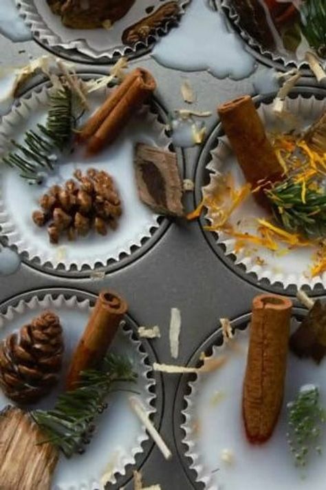 Herbal Fire Starters Diy, Diy Fire Starters Cute, How To Make Homemade Fire Starters, Fire Pit Starters Diy, Christmas Fire Starters Diy, How To Make Scented Fire Starters, Fire Starter Pine Cones, Natural Fire Starters, Soy Fire Starters