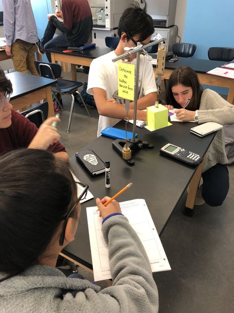 Problem Solving Lab Stations for Balanced Forces Balanced Forces, Physical Science High School, Conceptual Physics, Physical Science Middle School, Physics Projects, Physics High School, Ap Physics, Physics Lab, Physics Classroom