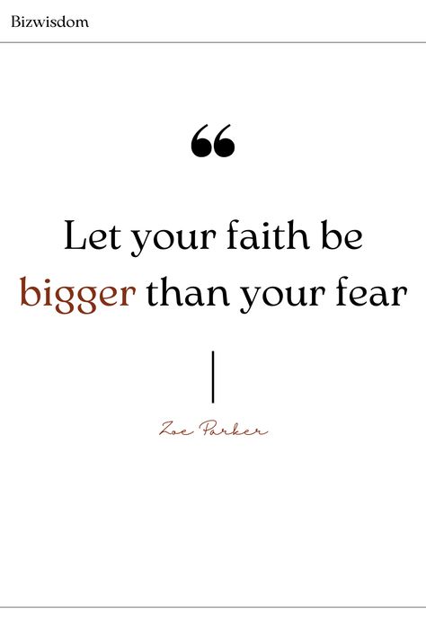 Embrace the strength within by letting your faith be larger than your fears. Find inspiration in this motivational quote by Zoe Parker. #Motivation #Inspiration #Faith #Courage Lord Quotes Faith Strength, Quotes Fear Overcoming, Strong Faith Quotes, Be Courageous Quotes, Faith In Yourself Quotes, Courage Quotes Bible, Conquer Fear Quotes, No Fear Quotes, Faith Over Fear Quotes