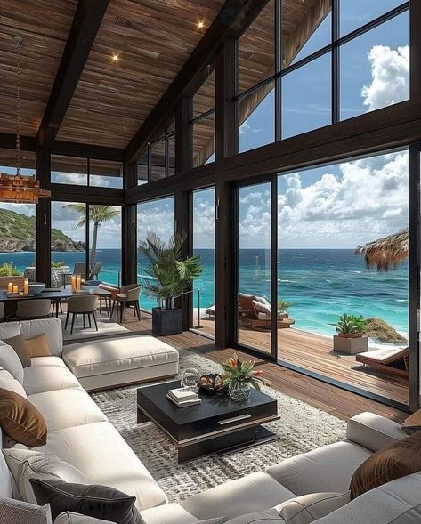 Luxury Beach House, Dream Mansion, Decoration House, Travel House, Rustic Home Design, Lovely Home, Design Your Dream House, Dream House Exterior, Design Wall