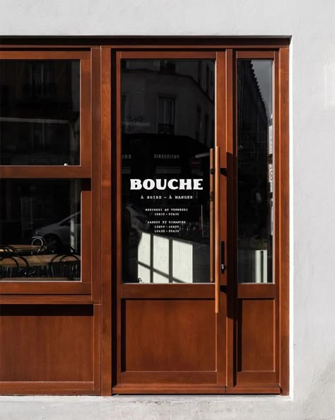 wear this there: bouche paris. - SFGirlByBay Wooden Aesthetic, Cloud Room, Restaurant Door, Shop Facade, Shop Signage, Chinese Heritage, Storefront Design, Paint Bar, Shop Doors