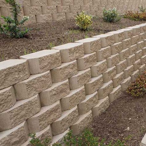 Yard Retaining Wall, Keystone Retaining Wall, Garden Wall Block, Retaining Wall Bricks, Concrete Block Retaining Wall, Retaining Wall Construction, Brick Images, Driveway Installation, Retaining Wall Blocks