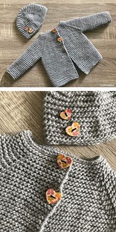 Free Baby Sweater Knitting Patterns, Baby Knitting Free, Baby Boy Knitting Patterns Free, Easy Baby Knitting Patterns, Boys Knitting Patterns Free, Baby Jackets, Baby Cardigan Knitting Pattern Free, Kids Knitting Patterns