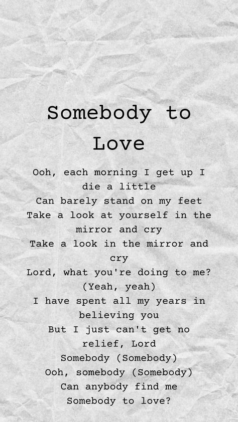 Find Me Somebody To Love, Somebody To Love, Look In The Mirror, Music Playlist, Believe In You, Love Art, Phone Wallpapers, Take That, Wallpapers