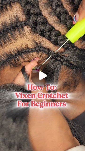 Crochet Braid Styles For Vacation, How To Do Single Crochet Braids, Diy Individual Braids, Two Strand Twist Braids Hairstyles, How To Crochet Braids Tutorials, How To Twist With Braiding Hair, How To Crochet Twist Braids, Simple Crochet Braids, Crochet Twist Tutorial