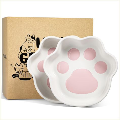 LE TAUCI Cat Food Bowl Ceramic, 8 Oz Small Cat Food Dishes for Indoor Cats, Cat Water Bowl, Relief Whisker Fatigue Cat Bowls, Dog Daycare Business, Cat Food Dish, Pet Feeding Area, Cat Water Bowl, Bowls Ceramic, Small Animal Food, Food Project, Bowl Ideas, Home Pets