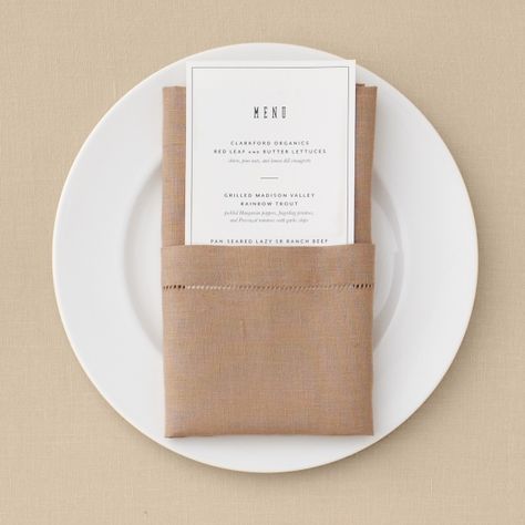 7 Ways to Fold a Napkin for Your Big Day and Every Day Fast Pasta Recipes, Wedding Napkin Folding, Table Napkin, Yummy Pasta Recipes, Menu Card, Napkin Folding, Martha Stewart Weddings, Wedding Napkins, Table Napkins