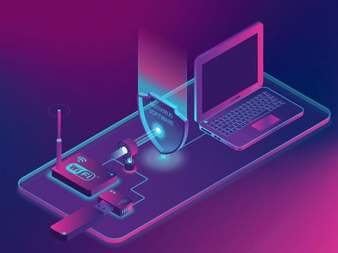 Information Technology Illustration, Technology Background Gif, Technology Gif Animation, Technology Gif, Isometric Animation, Notion Board, Animated Illustration, University Of Glasgow, Computer Architecture