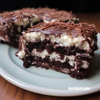 MOUNDS CAKE | InesKohl Kitchen Marshmallow Coconut, Ineskohl Kitchen, Mounds Cake, Work Desserts, Chocolate Fudge Topping, Almond Joy Cake, Recipes Using Cake Mix, Homemade Chocolate Cake, Cakes Frosting