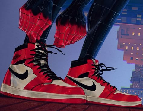 tying his shoes ?! Best Sandals For Men, All Spiderman, Image Spiderman, Miles Spiderman, Into The Spiderverse, Miles Morales Spiderman, Spiderman Artwork, Spiderman 3, Into The Spider Verse