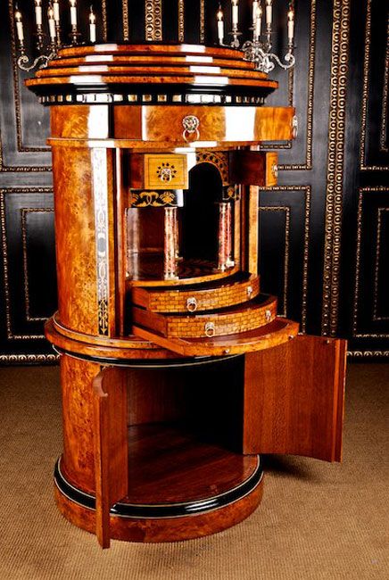 Art Deco Arquitectura, Biedermeier Furniture, Neoclassical Interior, Work Diy, Fantastic Furniture, Furniture Vintage, Art Deco Furniture, Small Wood Projects, Walnut Veneer