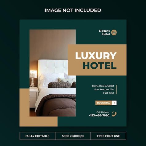 Hotels Poster Design, Hotel Template Design, Hotels Social Media Posts, Hotel Instagram Post Design, Hotel Room Social Media Post, Hotel Social Media Post Design, Hotel Instagram Post Ideas, Hotel Poster Design Ideas, Hotel Post Design