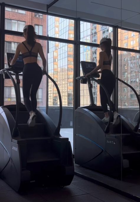 Gym Aesthetic Stairmaster, Stair Stepper Aesthetic, Stairmaster Aesthetic, Gym Era, Stair Master, In Love With Myself, Gym Girlie, 2025 Aesthetic, Fitness Vision Board