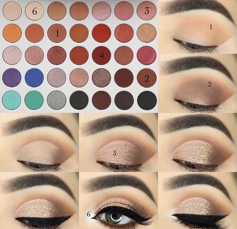 Jaclyn Hill Neutral Palette Looks, Morphe Palette Looks, Jaclyn Hill Makeup Tutorials, Jaclyn Hill Makeup, Jaclyn Hill Eyeshadow Palette, Smokey Makeup, Makeup Pictorial, Tutorial Eyeshadow, Morphe Palette