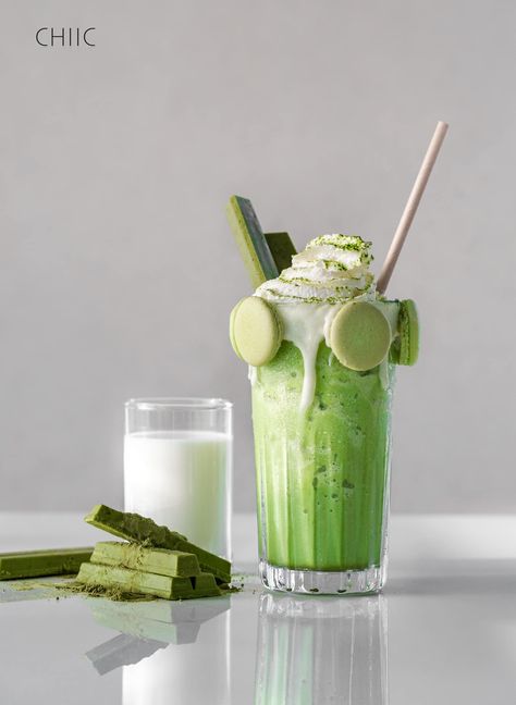 Styling a duotone for food photography, why not?  Contact Chiic Digital to build an impressive set of photos for your hotel  +84914811101 biz@chiicworld.com  #chiicdigital #foodstyling #shooting #project #decor Matcha Milkshake, Ice Matcha, Matcha Milk, Da Nang Vietnam, Iced Matcha, Danang, Crushed Ice, Beach Hotel, Sweet Taste