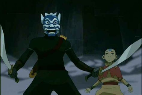 Community: The Definitive Ranking Of "Avatar: The Last Airbender" Episodes Blue Spirit Cosplay, Avatar Screenshots, Blue Spirit Avatar, Avatar Yue, The Blue Spirit, Blue Spirit, Prince Zuko, Avatar Picture, Rainbow Photo