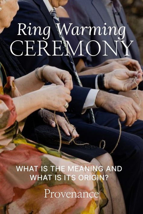 A ring warming ceremony is a simple yet powerful tradition where the wedding rings are passed from guest to guest, allowing each person to offer their well wishes, love, and blessings to the newlyweds. Our Provenance can help you plan how to incorporate it into your wedding ceremony. #weddingceremony #weddingplanning #ringwarming #weddingrituals Wedding Ring Warming Ceremony, Wedding Ring Blessing, Ring Warming, Ring Warming Ceremony, The First Kiss, Small Weddings Ceremony, Wedding Ceremony Script, Wedding Blessing, Traditional Wedding Rings